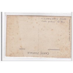 TINCHEBRAY : carte photo prise pendant une fête - très bon état