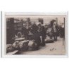 PARIS : carte photo d' un marché (Halles de Paris ?) - très bon état