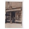 PARIS : carte photo d'un magasin de maroquinerie de luxe (bld. de Strasbourg) - très bon état