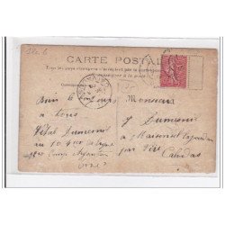PARIS : carte photo de militaires pendant les grèves de 1906 - très bon état