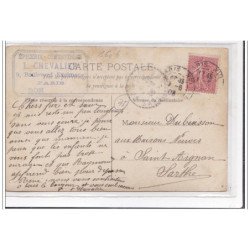 PARIS : carte photo de l'épicerie CHEVALIER (9 vld. Exelmans) - très bon état