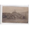 PARIS : carte photo d'ouvriers démolissant les forts de Paris - très bon état