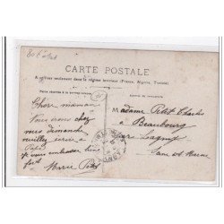 PARIS : carte photo de l'épicerie - maison Lenoble - bon état (un coin plié)