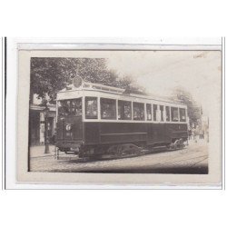 PARIS : carte photo d'un tramway - très bon état