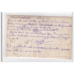 PARIS : carte photo d'un marché aux puces - très bon état