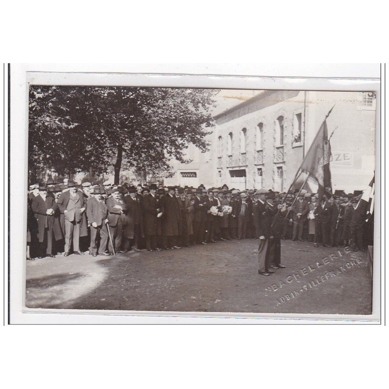 AUBIN VILLEFRANCHE : carte photo - très bon état AUBIN VILLEFRANCHE : carte photo - très bon état