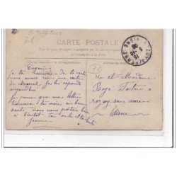 LE TREPORT : carte photo d'une belle scène de plage (étoile de mer) - très bon état