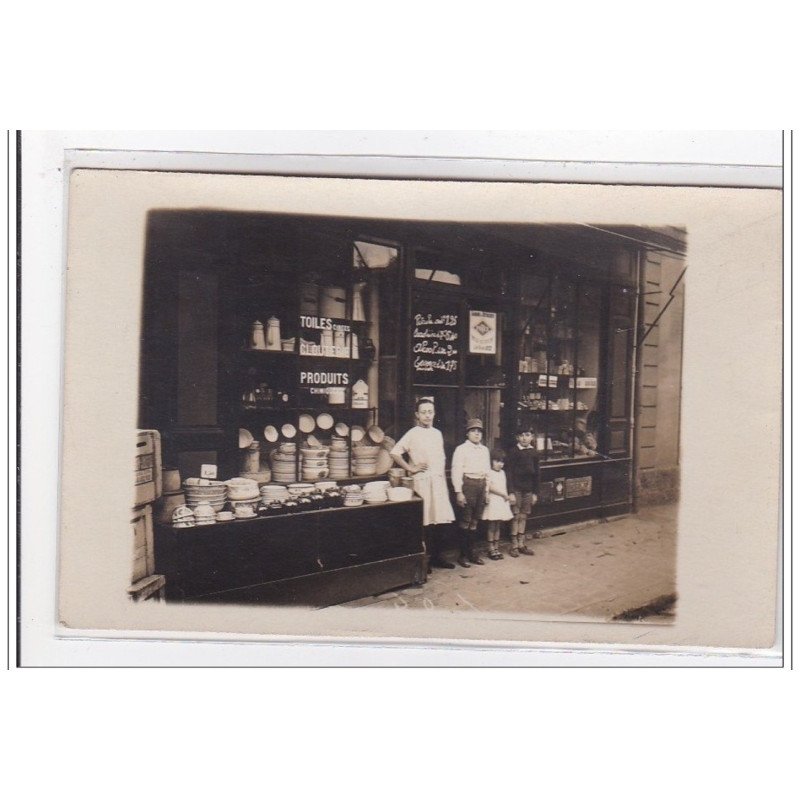 SAINT CLOUD : carte photo de la maison HAVAN (porcelaine - quincaillerie) - très bon état