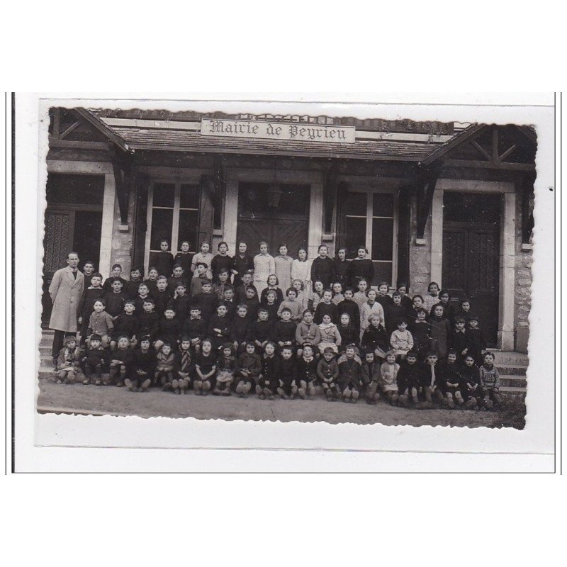 FRANCE : PEYRIEU : mairie de peyrieu, ecole - très bon état
