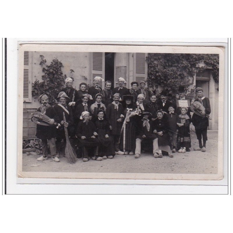 FRANCE : beaupont, fete en 1918, carte photo - tres bon etat