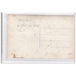 FRANCE : BEAUPPONT : fete en 1918 - tres bon etat