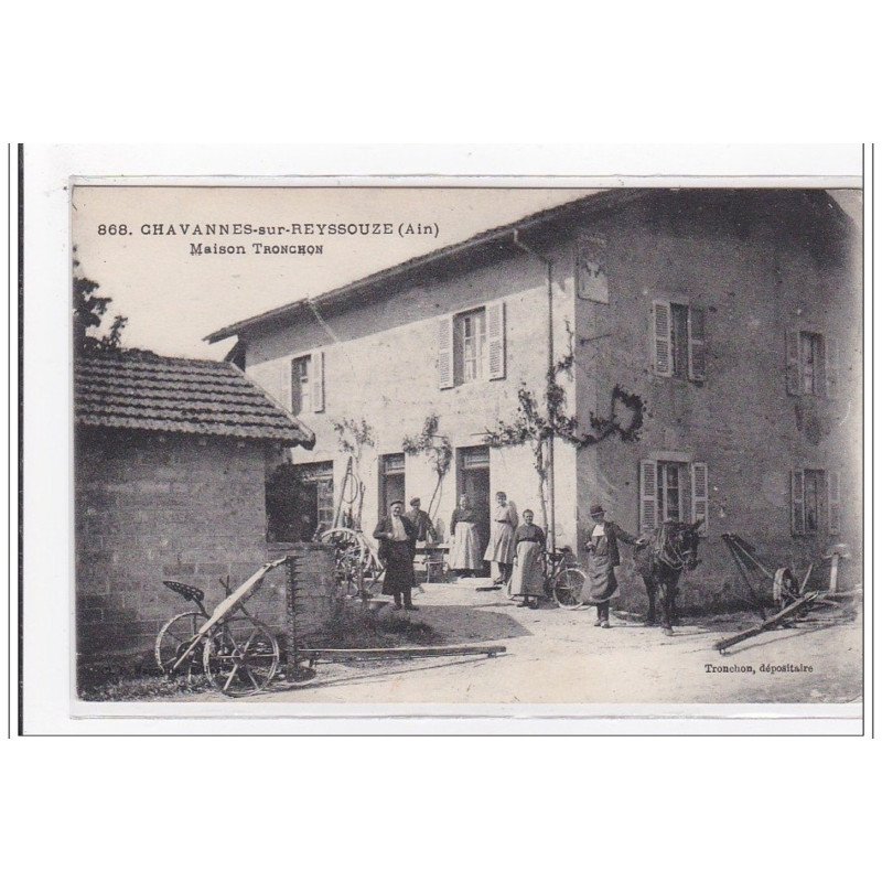 FRANCE : chavannes-sur-reyssouze, maison tronchon - tres bon etat