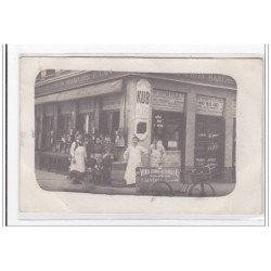 FRANCE : MONTLUEL, epicerie du bon marché levrat, carte photo - tres bon etat