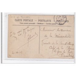 FRANCE : bellegarde, salle de visite, interieur de la gare, toillée - tres bon etat