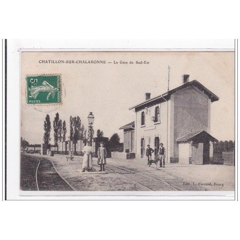 FRANCE : chatillon-sur-chalaronne, la gare du sud-est - tres bon etat
