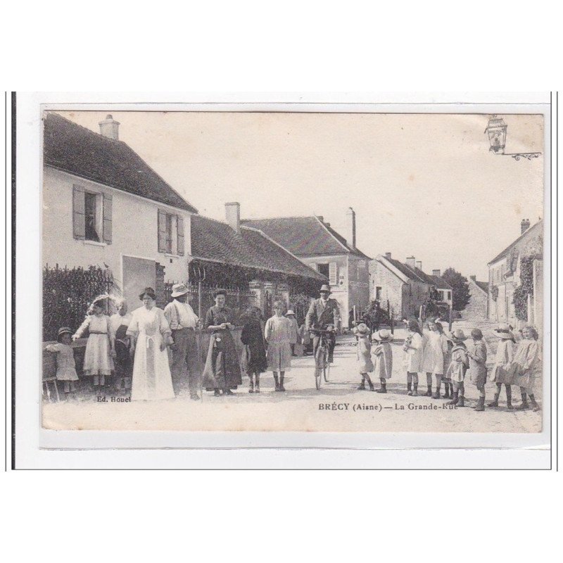 AISNE : BRECY : la grande-rue - tres bon etat