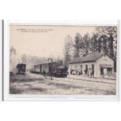 AISNE : GANDELU : la gare, arrivée des trains de chateau thierry et mareuil - tres bon etat