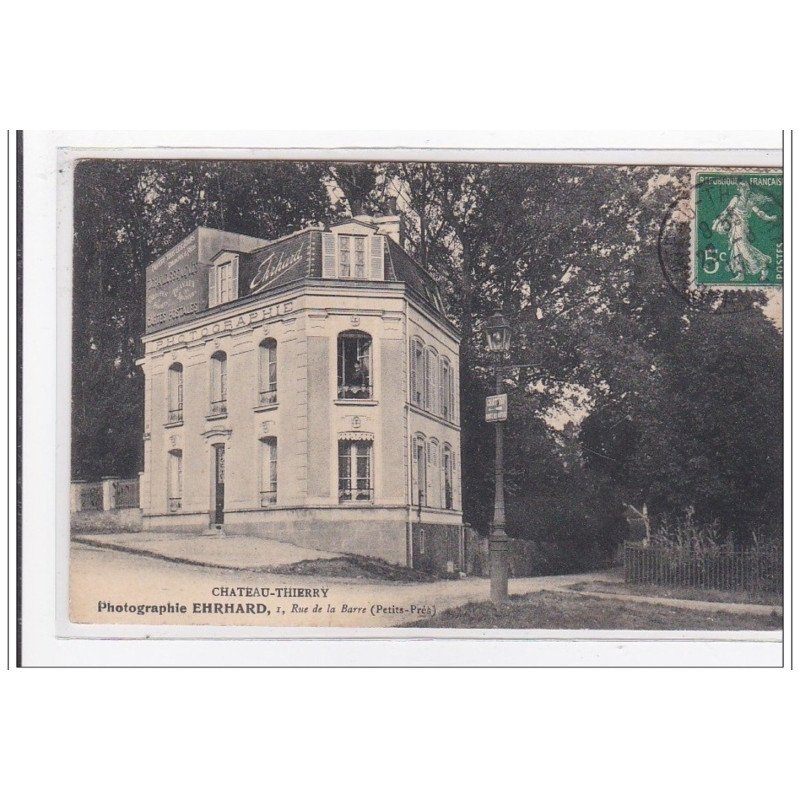 AISNE : chateau-thierry, photographie enrhard, 1, rue de la barre (petits-pres) - tres bon etat