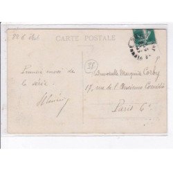 VIENNE: fêtes des enfants à la montagne 1910, char des sapeurs-pompiers - état