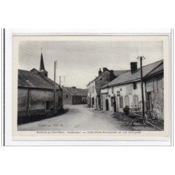 AVAUX-le-CHATEAU : café-hotel-restaurant et rue principale - tres bon etat
