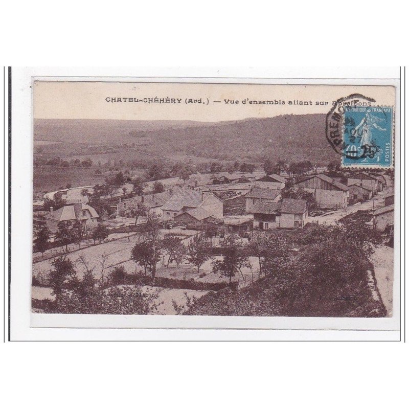 CHATEL-CHEHERY : vue d'ensemble allant sur appernont - tres bon etat