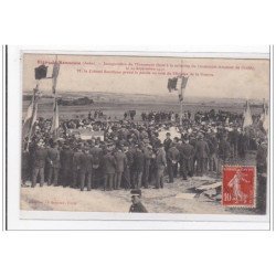 RIGNY-la-NONNEUSE : inauguration du monument élevé a la memoire du lieutenant-aviateur de grailly - tres bon etat