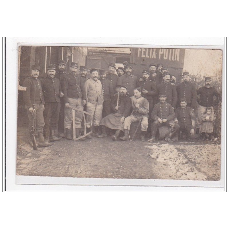 CAMP DE MAILLY : felix potin, militaires - tres bon etat