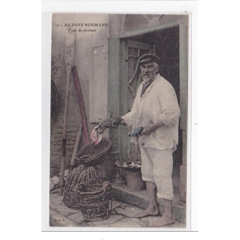 CALVADOS : au pays normand, type de pecheur - tres bon etat