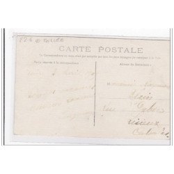 LIVRY : le calvaire et route de caen (toillée) - tres bon etat