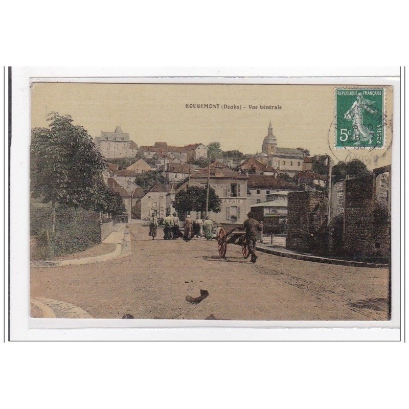 ROUGEMONT : vue generale (toillée) - tres bon etat
