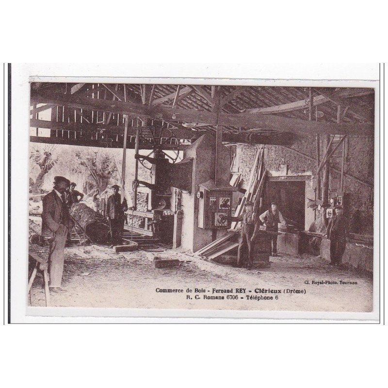 CLERIEUX : commerce de bois, fernand rey - tres bon etat