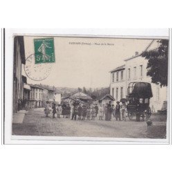 PARNANS : place de la mairie (courrier,attelage) - tres bon etat