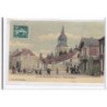LA CROIX-SAINT-LEUFROY : place de l'eglise - tres bon etat