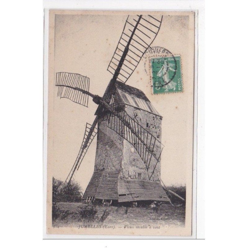 JUMELLES : vieux moulin a vent - tres bon etat