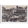 PONT-AVEN : fete des fleurs d'ajoncs, la place pendant le concourso de costumes (autographe botrel) - tres bon etat