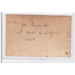 SAINT-ANDRE-de-CUBZAC : fete laique de st-andré de cubzac 1950 - etat