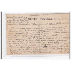 MONTCEAU : souvenir du 1er aéroplane atterrissant en dauphiné 9 fevrier 1911 (aviation) - tres bon etat