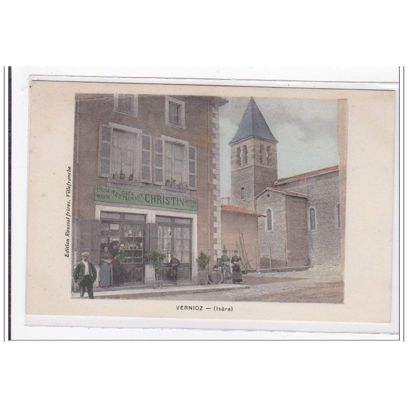 VERNIOZ : christin, café restaurant - tres bon etat