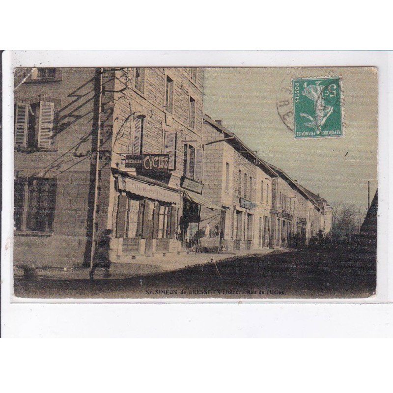 SAINT-SIMEON-de-BRESSIEUX: rue de l'usine - état