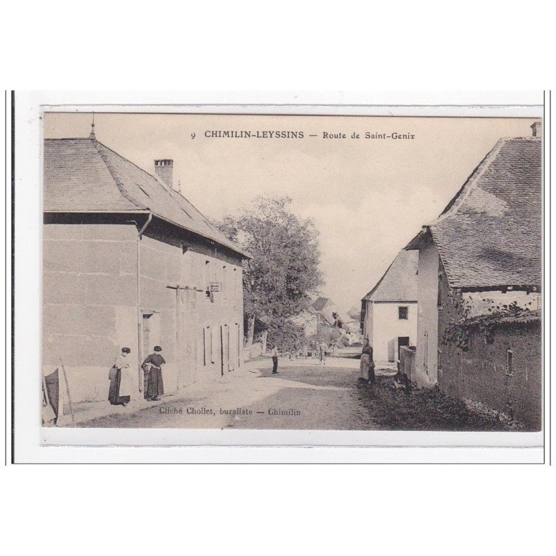 CHIMILIN-LEYSSINS : route de saint-genix - tres bon etat
