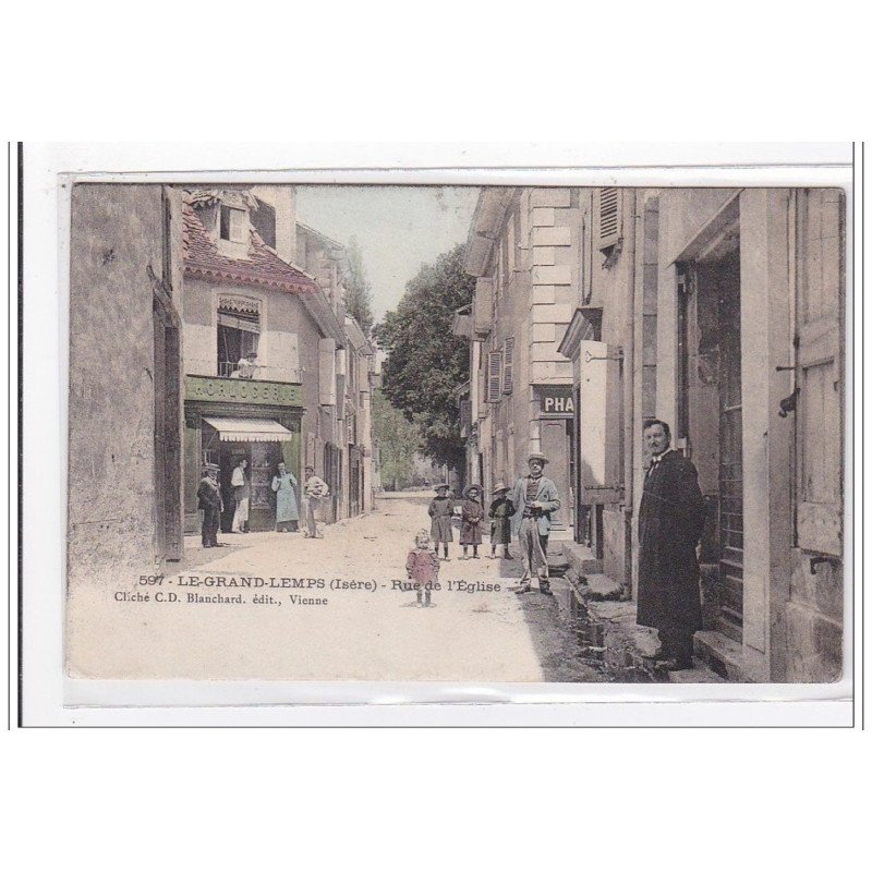 LE GRAND LEMPS : rue de l'eglise - tres bon etat