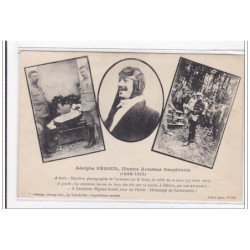 ISERE : adolphe pegoud, illustre aviateur dauphinois 1889-1915, derniere photographie la veille de sa mort-tres bon etat