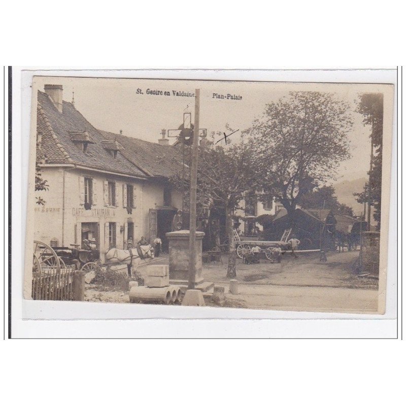 St-GEOIRE-EN-VALDAINE : plan-palais - tres bon etat