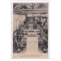 ISERE : etablissement, dickson-walrave, machines a imperméabiliser les toiles - tres bon etat