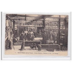 SAINT-CLAIR-de-la-TOUR : usines dickson, walrave et cie, le tissage - tres bon etat