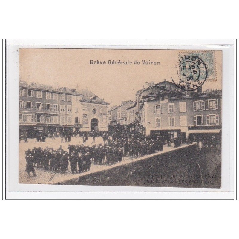 VOIRON : greve generale de voiron - tres bon etat