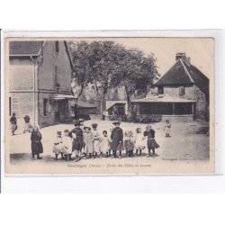 GEVINGEY: école des filles et lavoir - état