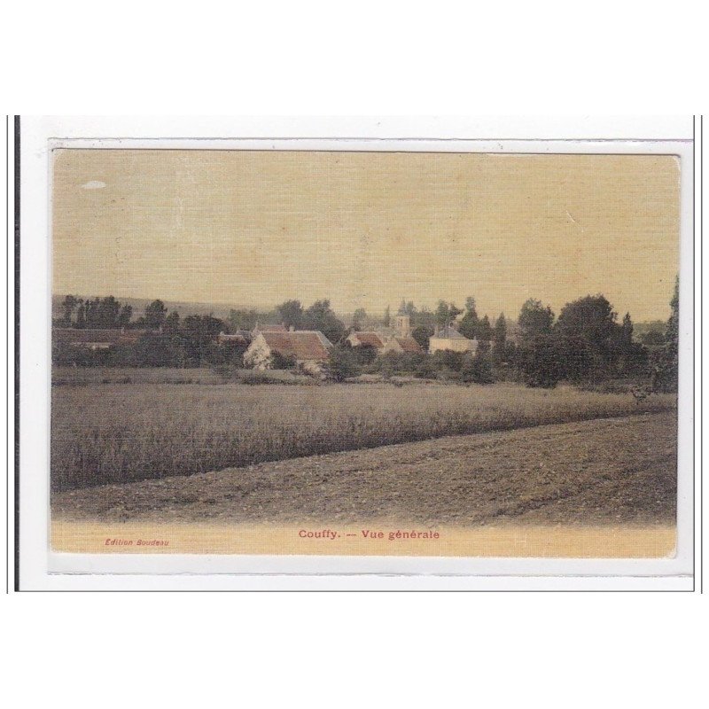 COUFFY : vue generale (toillée) - tres bon etat