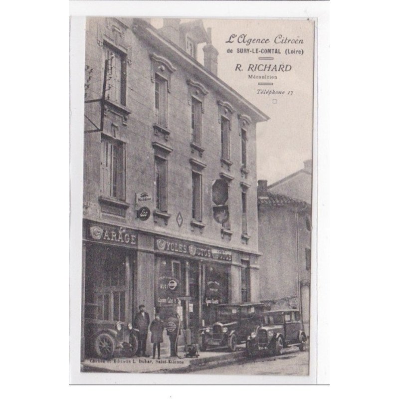 SURY-le-COMTAL : l'agence citroen - tres bon etat