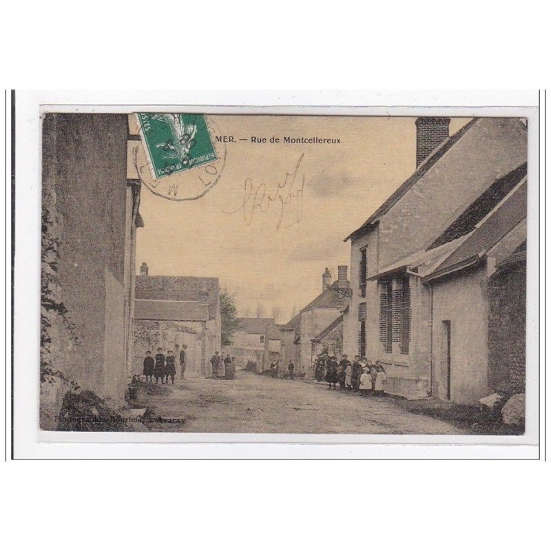 LOIRET : rue de montcellereux (toillée) - tres bon etat